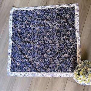 Good Hart by Matilda Jane Dublin Paisley Floral Scarf Navy Purple White